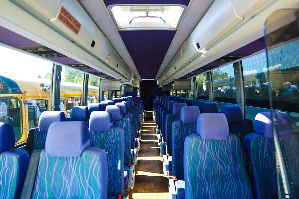 Coach Interior — Reclining Seats
